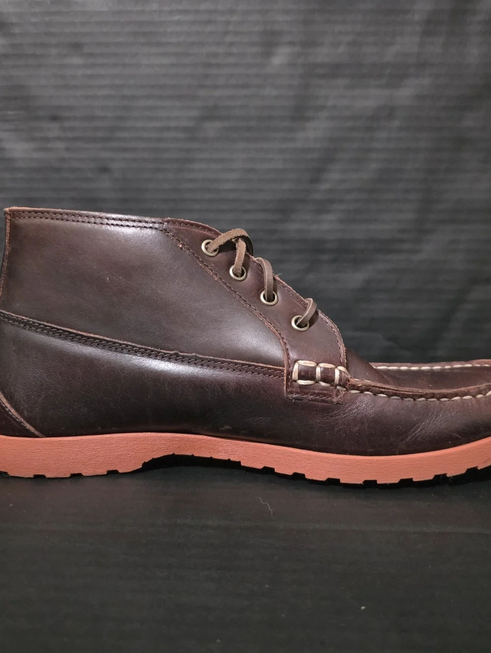 Faherty X Quoddy Mens Brown Chromexcel Telo Chukka Vibram Size 11